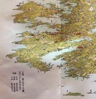 D26020104〇復刻  古地図   日本景勝一覧図 天保１１年 鍬形蕙斎 日本地図選集 江戸時代日本全図歴覧 昭和年代〇和本古書古文書
