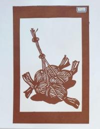 D26020022〇伊勢型紙 手彫り 粽 初夏の風物詩 アート 伝統和紙工芸 貼り絵 切り絵 昭和レトロ インテリア〇和本古書古文書