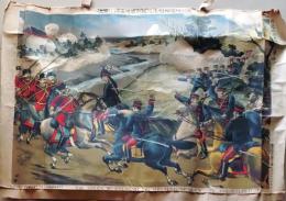 D26020426〇銅版画  日露戦争 金州付近   明治３７年〇和本古書古文書