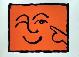 D260213227〇彩色木版画  CAT's EYE 目の治療 yoshimi kuzuu　oregon　版画家 昭和年代〇和本古書古文書