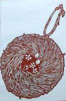 D26020136〇伊勢型紙 手彫り 郷土玩具 紙雛 藁細工 アート 伝統和紙工芸 貼り絵 切り絵 昭和レトロ インテリア〇和本古書古文書