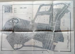 D26021012〇銅版画古地図    復刻版 第三大區一・二小區 麹町平川町、永田町 元園町、紀尾井町/部 東京大小區分繪圖 明治七・八年版〇和本古書古文書