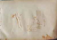 D26021547〇中村不折画集 第二  碓氷川 其１５ 五料村 妙義山 碓氷川漫画 昭和年代〇和本古書古文書