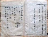 D26022313〇百姓分量記 民家分量記  第１巻 １冊   野州後學常盤貞尚演 享保１１年〇和本古書古文書