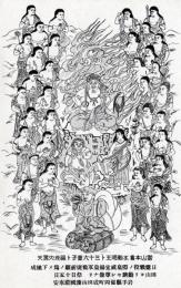 N26022111〇戦前絵葉書○岩手県福岡町(現在の二戸市)の名所 成田山護国殿 日露戦争 成田山より勧請　不動明王と３６王子絵図 不動尊御詠歌○和本古書古文書
