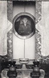 N26022126○戦前絵葉書○京都 紫野 大徳寺 茗席編 聚光院　利休像　古写真○和本古書古文書
