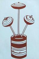 D26020251〇伊勢型紙 手彫り 駒 コマ アート 伝統和紙工芸 貼り絵 切り絵 昭和レトロ インテリア〇和本古書古文書