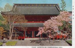 N26022155○戦前絵葉書○栃木 日光（日光の建築美）　日光三仏堂（輪王寺本堂）　古写真 ○和本古書古文書