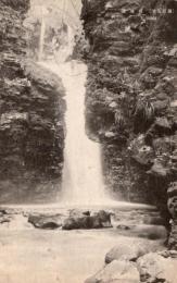 N26022609○戦前絵葉書○栃木 塩原温泉（塩原名所）　雄飛滝　古写真○和本古書古文書
