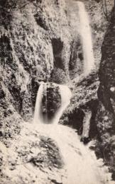 N26022613○戦前絵葉書○栃木 塩原温泉（塩原名所）　龍化の滝　古写真○和本古書古文書
