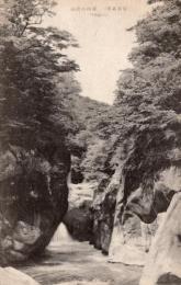 N26022618○戦前絵葉書○栃木 塩原温泉（塩原名所）　箒川の清流場　古写真○和本古書古文書
