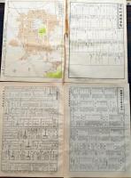 D26030239〇分県地図  愛媛県 松山市街図  都道府県 公共機関要覧 地名総覧  昭和３２年〇和本古書古文書