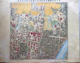 D26030501〇復刻明治東京彩色地図   浅草公園地及松浦町近榜  明治16年・参謀本部「五千分一東京図測量原図」昭和59年発行〇和本古書古文書