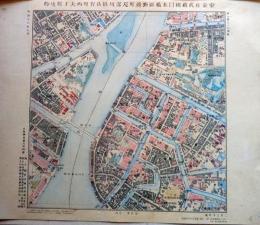 D26030506〇復刻明治東京彩色地図  日本橋区奶殼町及深川区佐賀町西大工町近傍   明治16年・参謀本部「五千分一東京図測量原図」昭和59年発行〇和本古書古文書