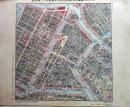 D26030508〇復刻明治東京彩色地図   日本橋区兜町及京橋区本八丁堀近傍  明治16年・参謀本部「五千分一東京図測量原図」昭和59年発行〇和本古書古文書