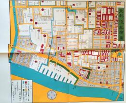 D26030903〇復刻 江戸切絵図  浅草・御蔵前辺図 台東区   尾張屋板 讀賣新聞 平成２年〇和本古書古文書