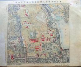 D26030513〇復刻明治東京彩色地図  本郷区本郷元富士町近傍   明治16年・参謀本部「五千分一東京図測量原図」昭和59年発行〇和本古書古文書