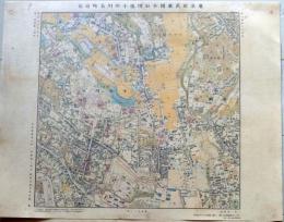 D26030515〇復刻明治東京彩色地図  小石川区小石川表町近傍   明治16年・参謀本部「五千分一東京図測量原図」昭和59年発行〇和本古書古文書