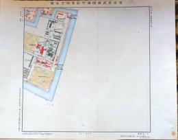 D26030518A〇復刻明治東京彩色地図   麴町区宝田町近傍  明治16年・参謀本部「五千分一東京図測量原図」昭和59年発行〇和本古書古文書
