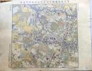 D26030528〇復刻明治東京彩色地図  牛込区牛込喜久井町近傍   明治16年・参謀本部「五千分一東京図測量原図」昭和59年発行〇和本古書古文書