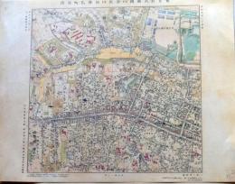 D26030531〇復刻明治東京彩色地図   四谷区四谷伝馬町近傍  明治16年・参謀本部「五千分一東京図測量原図」昭和59年発行〇和本古書古文書
	