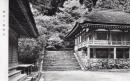 N26032141○戦前絵葉書○奈良 女人高野 室生寺　金堂（国宝）と弥勒堂　古写真○和本古書古文書
