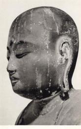 N26032150○絵葉書○京都 六波羅蜜寺　地蔵菩薩立像 藤原時代 重要文化財　古写真 昭和20年代○和本古書古文書