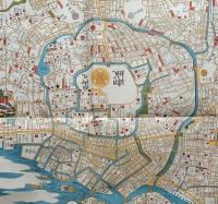 f25032082〇復刻版 懐宝御江戸絵図 天保１４年 江戸切絵図 人文社 日本地図選集社〇和本古書古文書