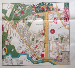 D26030068〇復刻版 音羽絵図 安政４年 文京区の一部  江戸切絵図 尾張屋版 人文社 日本地図選集社 昭和年代〇和本古書古文書