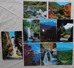 N26040104○絵葉書 セット 山梨県 昇仙峡 渓谷の美 ８枚セット　昭和年代○和本古書古文書
