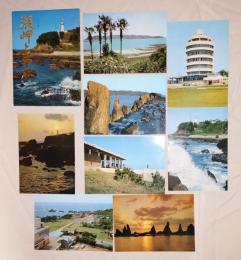 N26040124○絵葉書 セット 和歌山県 潮岬と串本 カラー８枚組　昭和年代○和本古書古文書
