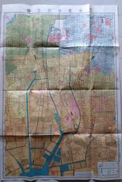 D26040412〇古地図 名古屋地図 都市計画設計 袋付き 昭和５年〇和本古書古文書