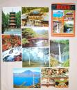 N26040160○絵葉書 セット 栃木県 日光全景(日光・奥日光) カラー８枚組　昭和年代○和本古書古文書

