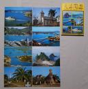 N26040616○絵葉書 セット 熊本県 天草周遊 カラー１８枚組　昭和年代○和本古書古文書