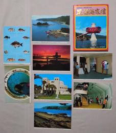 N26040622○絵葉書 セット 高知県土佐清水市 足摺海底館・竜串海中展望塔 カラー１２枚組　昭和年代○和本古書古文書