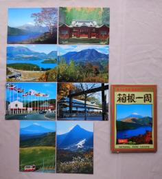 N26040658○絵葉書 セット 神奈川県 箱根一周 天下の名所箱根めぐり カラー１２枚組　昭和年代○和本古書古文書
