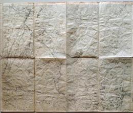 D26033106〇古地図 五万分一図 山中湖 山梨県 戦前昭和年代〇和本古書古文書