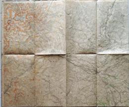 D26033112〇古地図 五万分一図 日光 栃木県 戦前昭和年代〇和本古書古文書