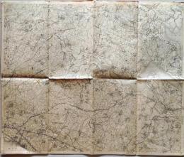 D26033115〇古地図 五万分一図 佐倉 千葉県 戦前昭和年代〇和本古書古文書