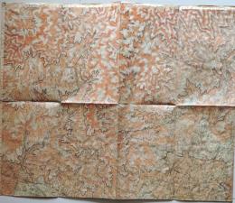 D26033123〇古地図 五万分一図 塩山 山梨県 戦前昭和年代〇和本古書古文書