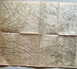 D26033124〇古地図 五万分一図 東京西北部  川口 赤羽 池袋 戦前昭和年代〇和本古書古文書