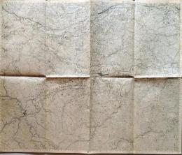 D26033126〇古地図 五万分一図 冨岡 群馬県 戦前昭和年代〇和本古書古文書