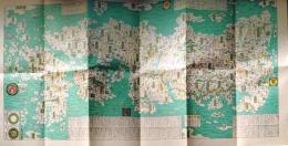 D26042001〇複製 元禄日本全国図 元禄四年作  相模屋版全国道中図集  古地図史料出版 昭和年代〇和本古書古文書