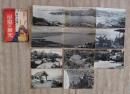 N26042117○戦前絵葉書 セット 香川県 高松 源平合戦 屋島の風光 説明入 古写真 ５枚＋三倍パノラマ２枚組○和本古書古文書
