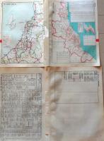 D26042016〇古地図比較 分県地図比較  新潟県 新潟市街図  昭和32年と43年 大日本分県地図併地名総覧抜粋〇和本古書古文書