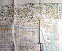 D26043002〇復刻 古地図 文久改正新増細見京絵図大全 竹原好兵衛 文久2[1862] 浪速畿内古地図撰 昭和45年〇和本古書古文書