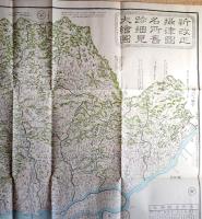 D26043006〇復刻 古地図 新改正摂津国名所旧跡細見大絵図 天保7年(1836年) 京浪速畿内古地図撰 昭和45年〇和本古書古文書	