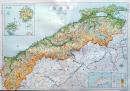 D26042034〇古地図比較 分県地図比較  島根県 松江市街図  昭和32年と43年 大日本分県地図併地名総覧抜粋〇和本古書古文書	