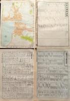 D26042034〇古地図比較 分県地図比較  島根県 松江市街図  昭和32年と43年 大日本分県地図併地名総覧抜粋〇和本古書古文書	
