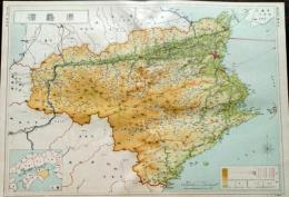 D26042037〇古地図比較 分県地図比較  徳島県 徳島市街図 昭和32年と43年 大日本分県地図併地名総覧抜粋〇和本古書古文書